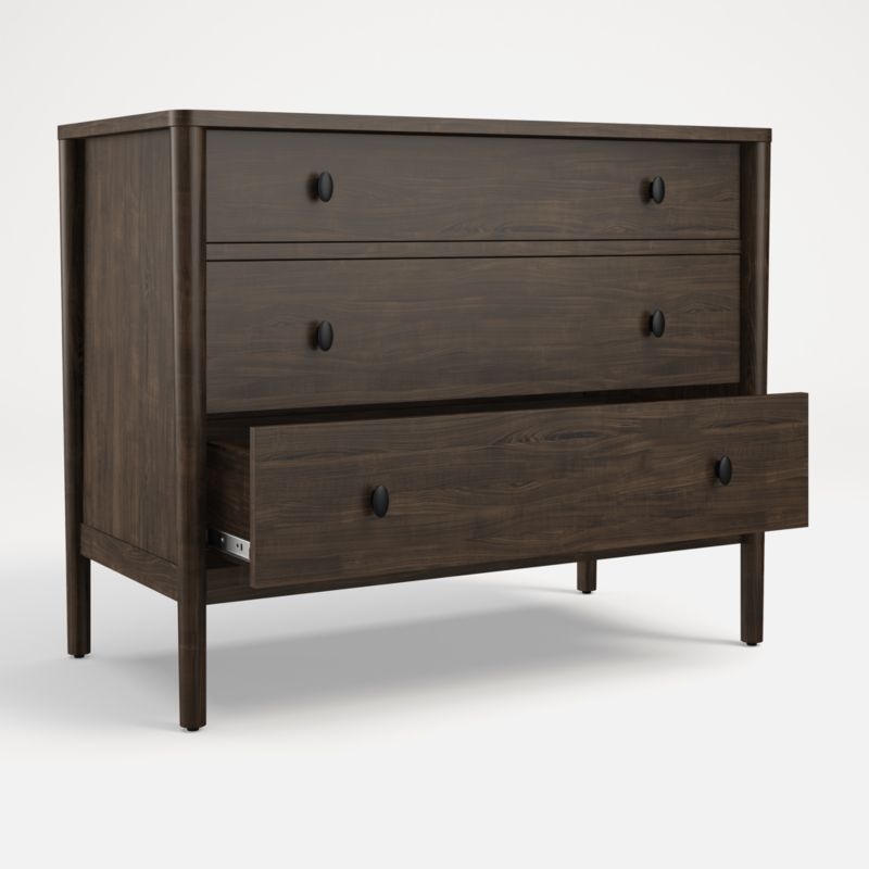 Gia Charcoal Cherry 3-Drawer Chest- estimated Aug. 2023 - Image 2