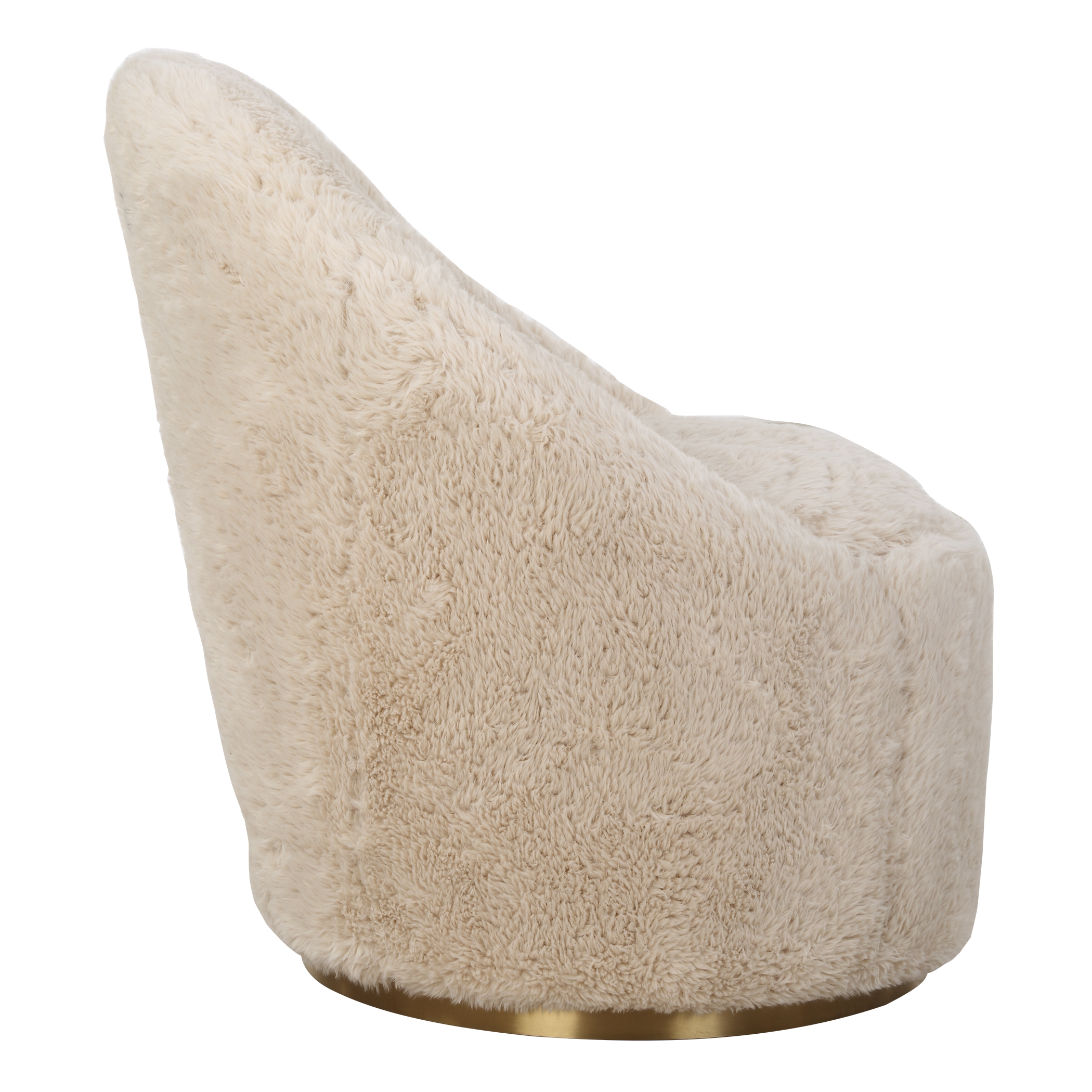 Crue Sheepskin Swivel Chair - Image 3