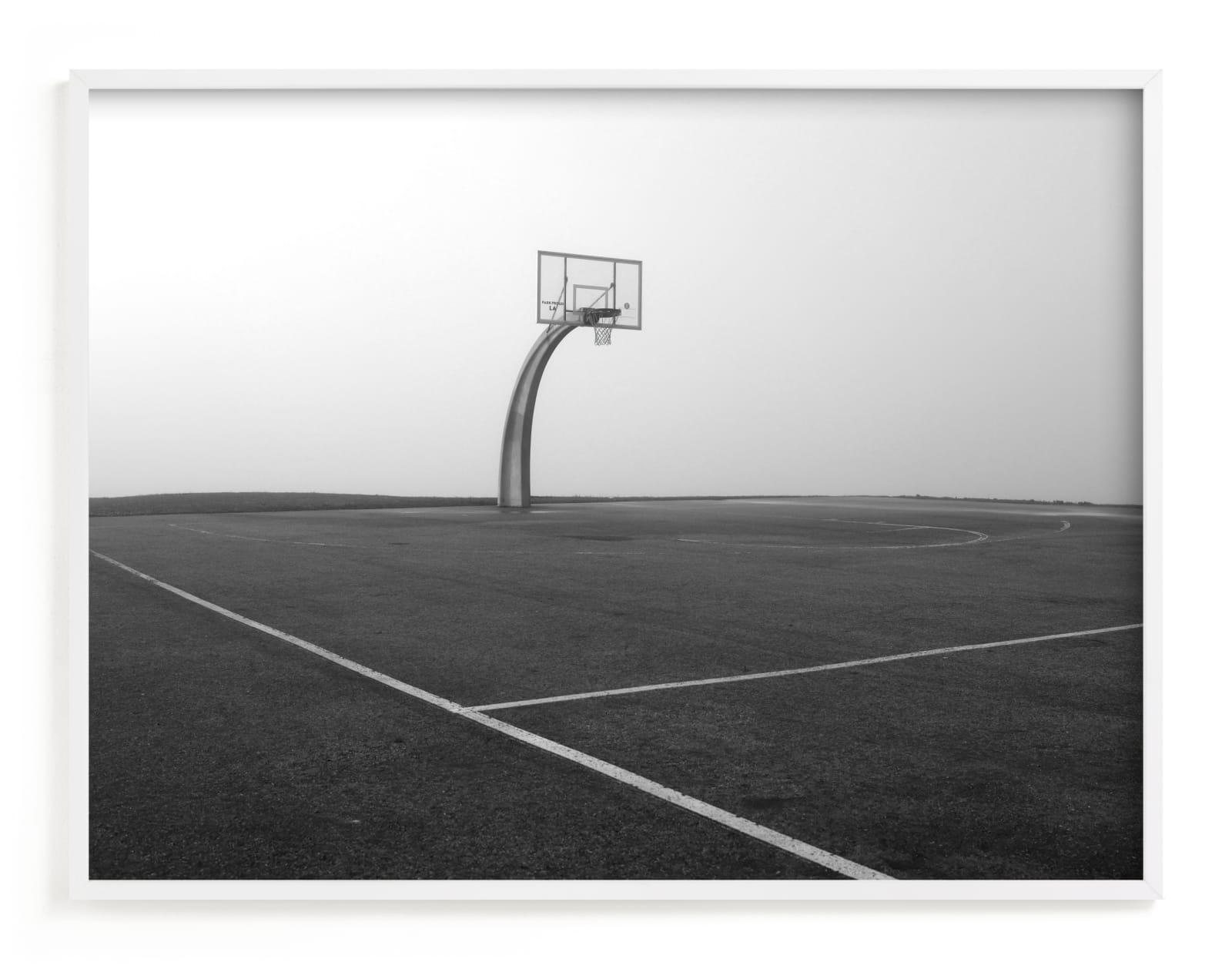 Foggy Basketball Court Limited Edition Fine Art Print 2 - Image 0