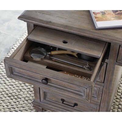 Finkel Solid Wood Executive Desk - Image 0