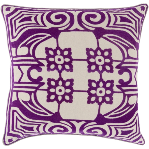Eleonore ELN-002 18"L x 18"W Pillow Cover - Image 0