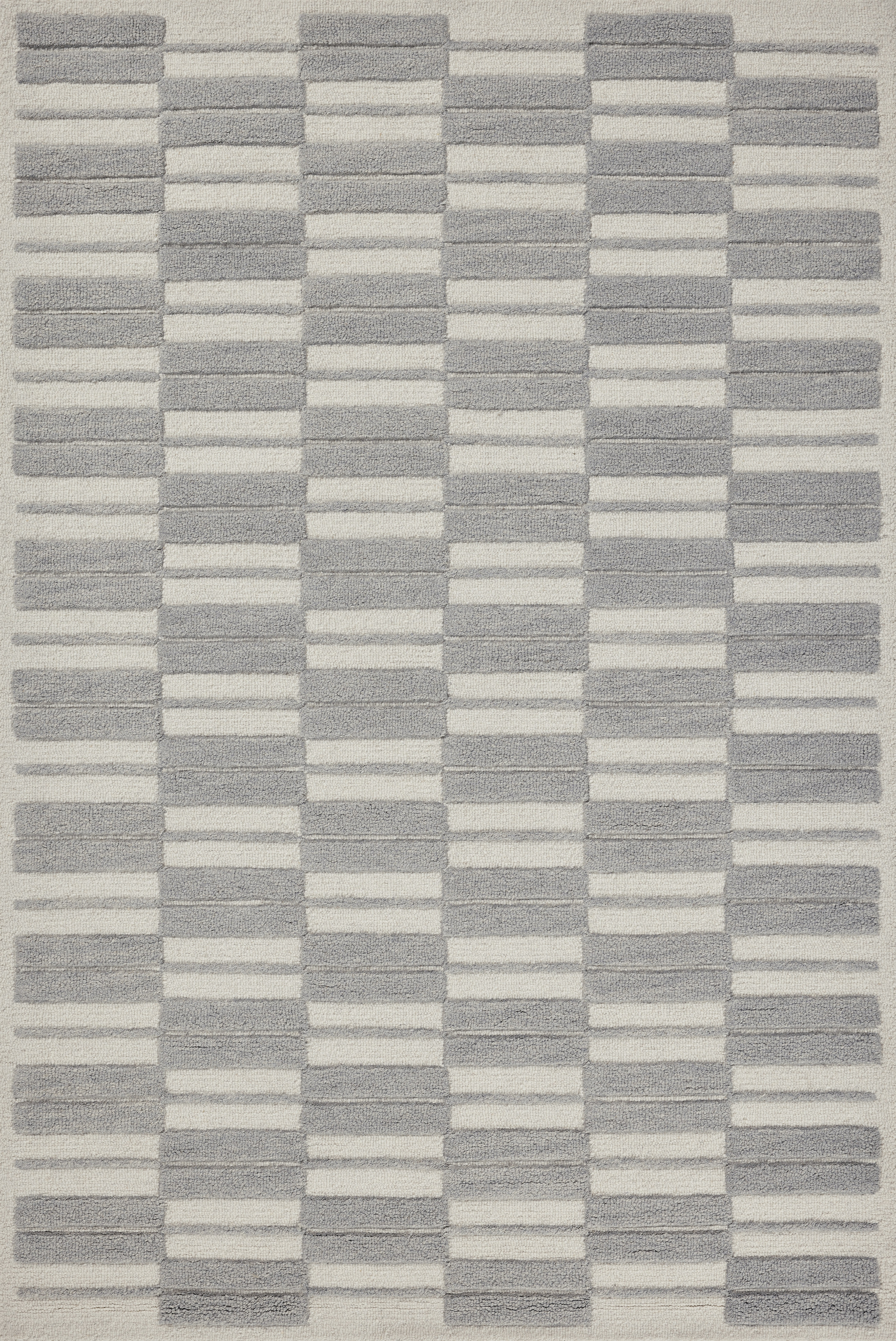 Chris Loves Julia x Loloi Bradley Ivory / Grey 2'-6" x 7'-6" - Image 0