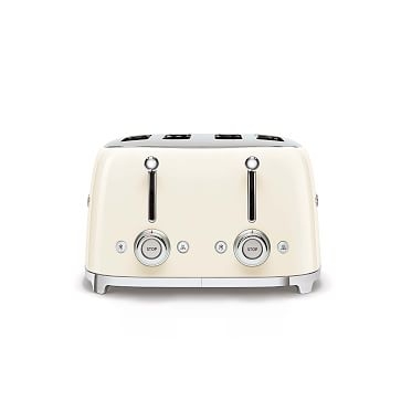 Smeg 4-Slice Toaster, Cream - Image 0
