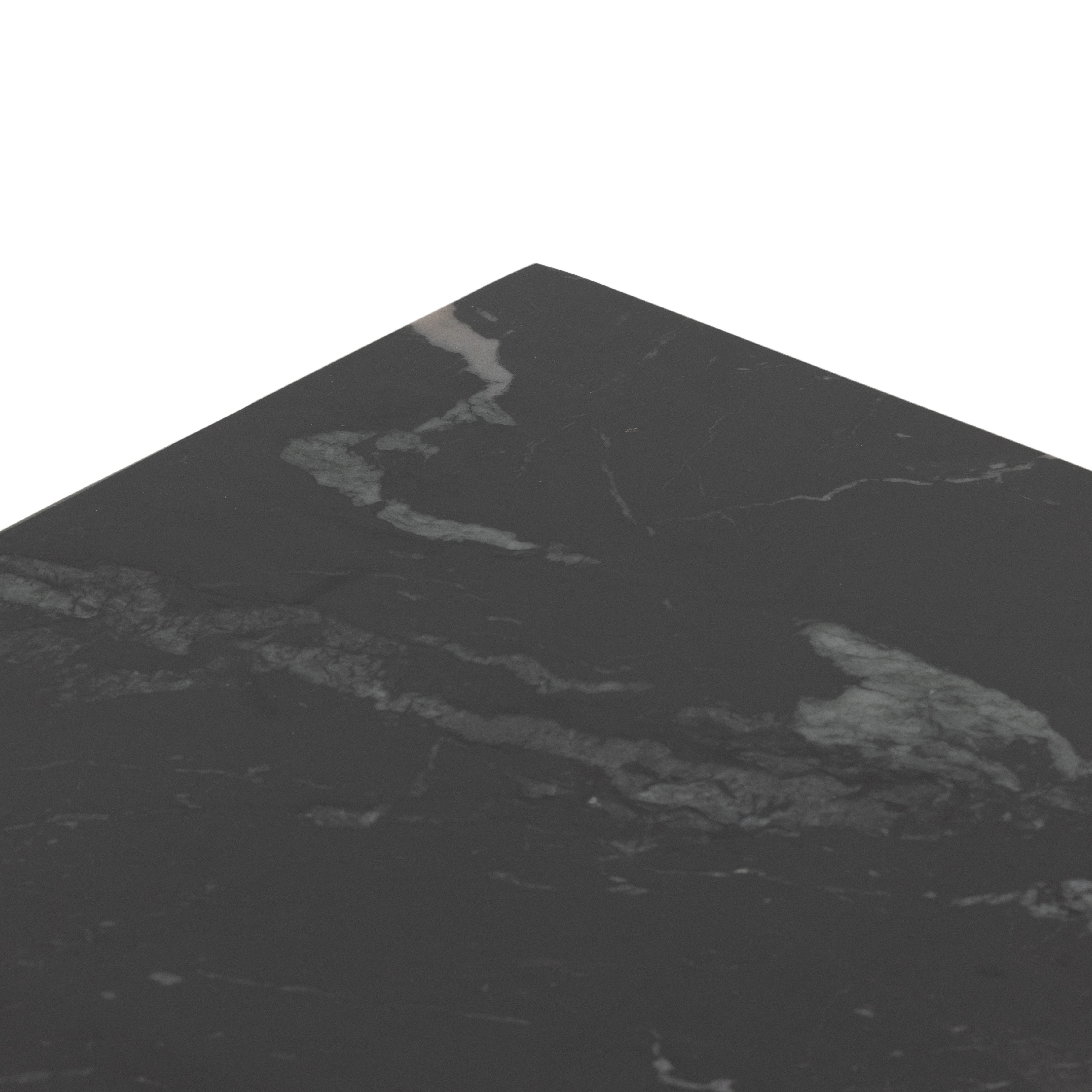 Terrell End Table-Black Marble - Image 9