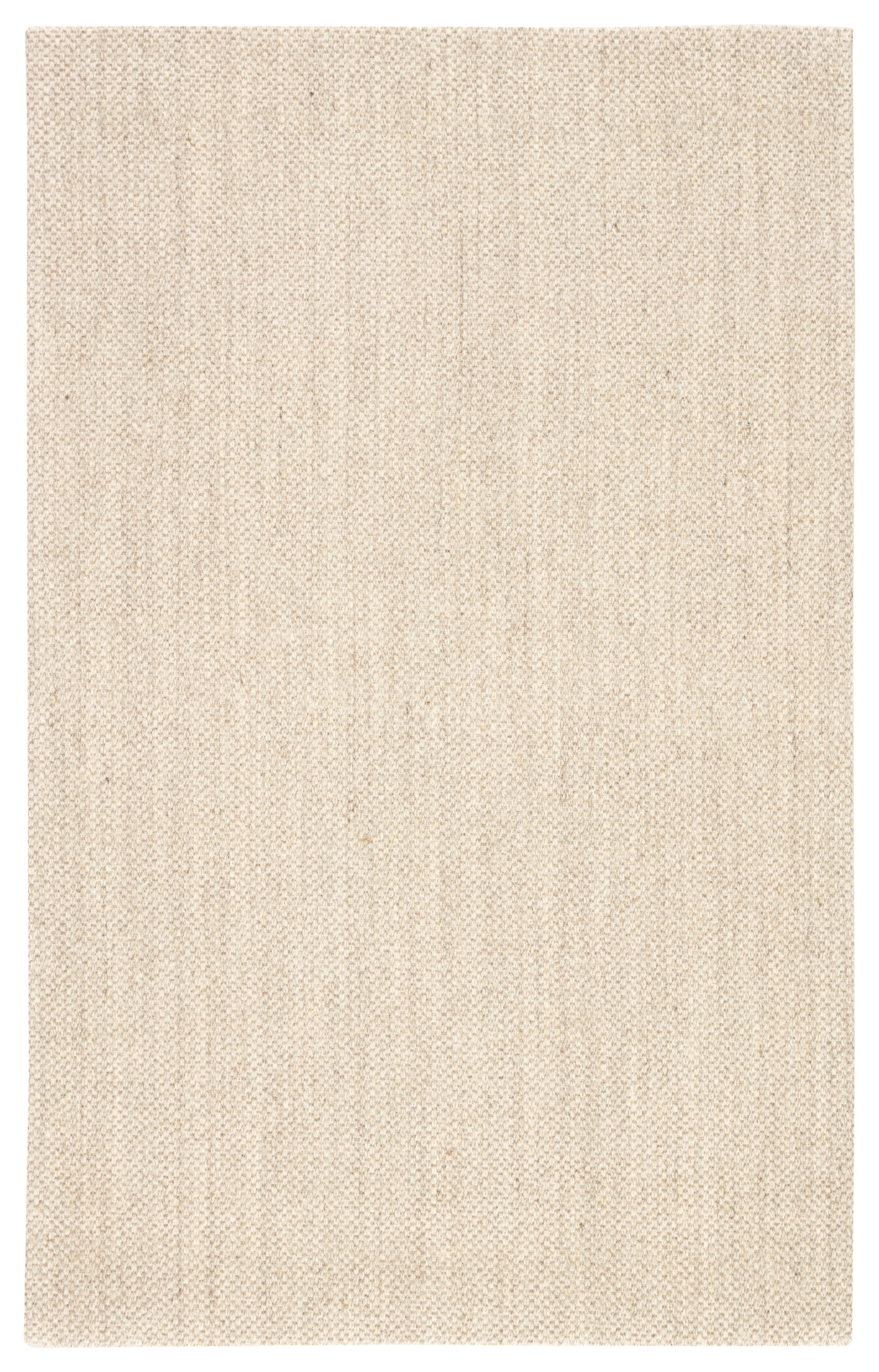 Naples Natural Solid White/ Taupe Area Rug (9'6" X 13'6") - Image 0