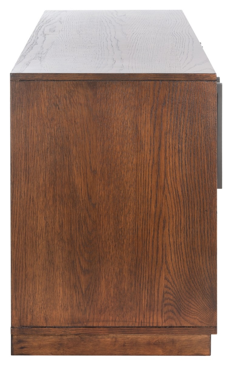 Mallory 4 Door Media Stand - Dark Brown - Image 7