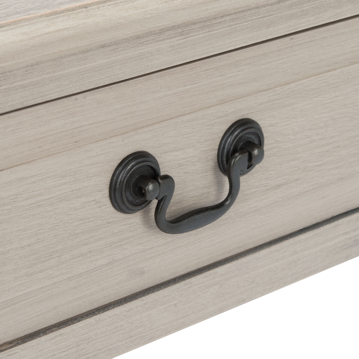 Whitney 1 Drawer Accent Table - Greige - Safavieh - Image 3