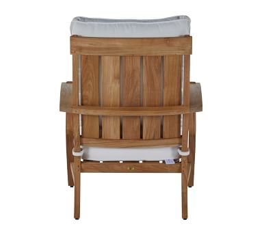 Astola Lounge Chair Cushions, Sunbrella(R) - Outdoor Linen; Dove - Image 4