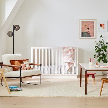 Modernist, Convertible Crib, White, WE Kids - Image 2