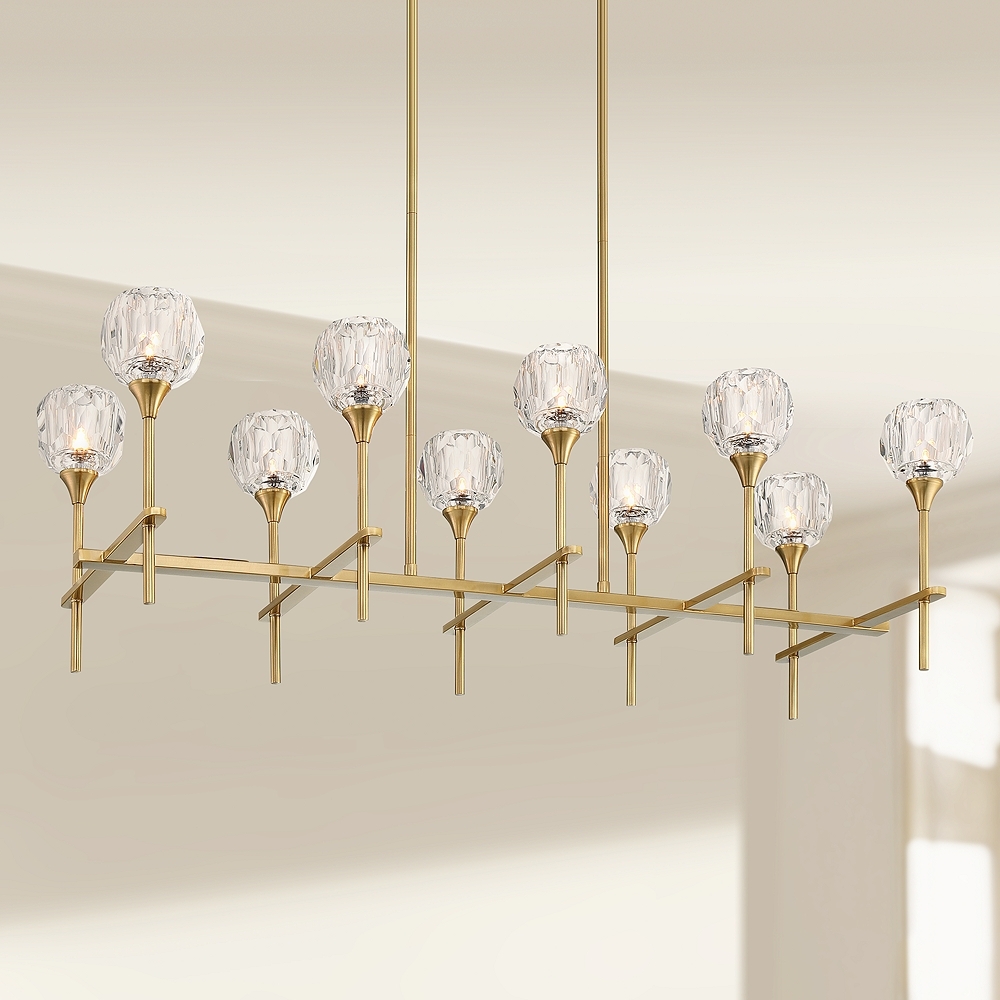 Possini Euro Francie 41 3/4" Gold 10-Light Modern Island Chandelier - Image 0