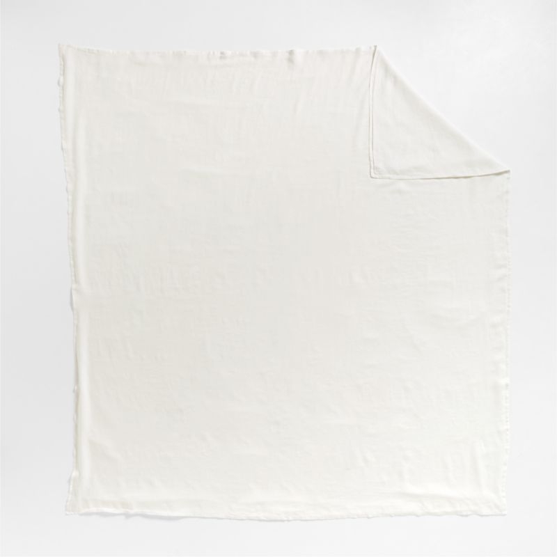 Aire Natural EUROPEAN FLAX ™-Certified Linen Pampas Ivory King Duvet Cover - Image 2