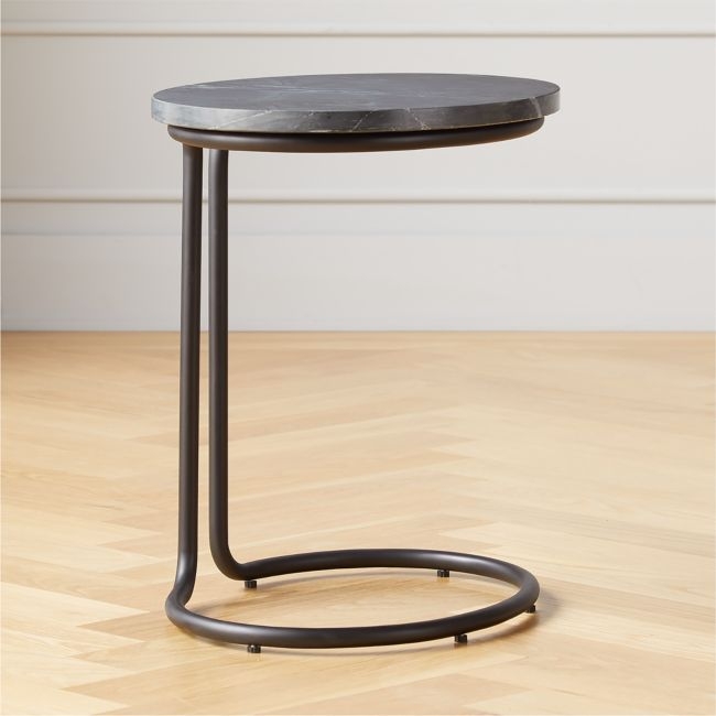 Watson Black Marble C Side Table - Backorder: May - Image 4