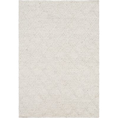 Curtsinger Hand-Tufted Wool White Area Rug - Image 0