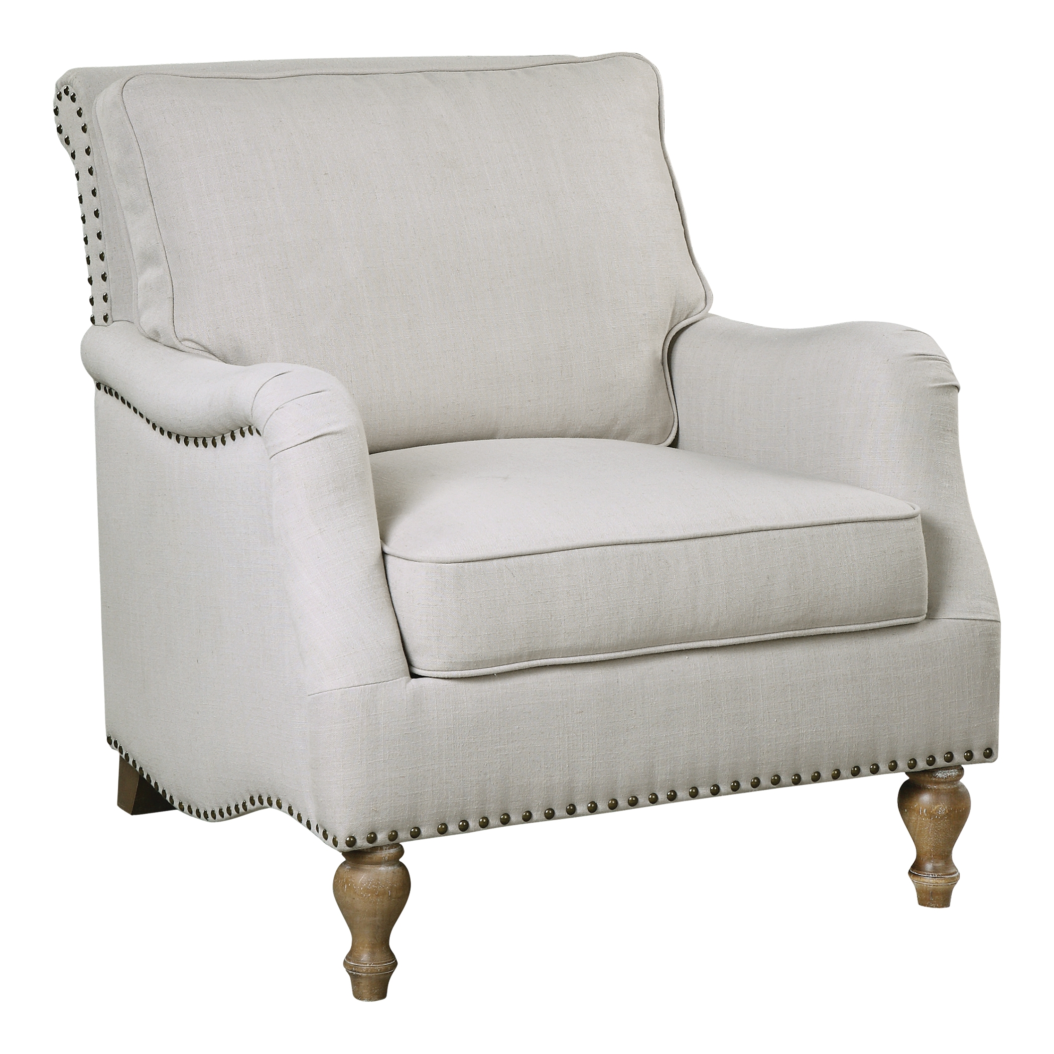 Armstead Antique White Armchair - Image 3