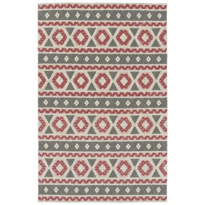 Poynor Hand-Tufted Gray Indoor/Outdoor Area Rug - Image 0