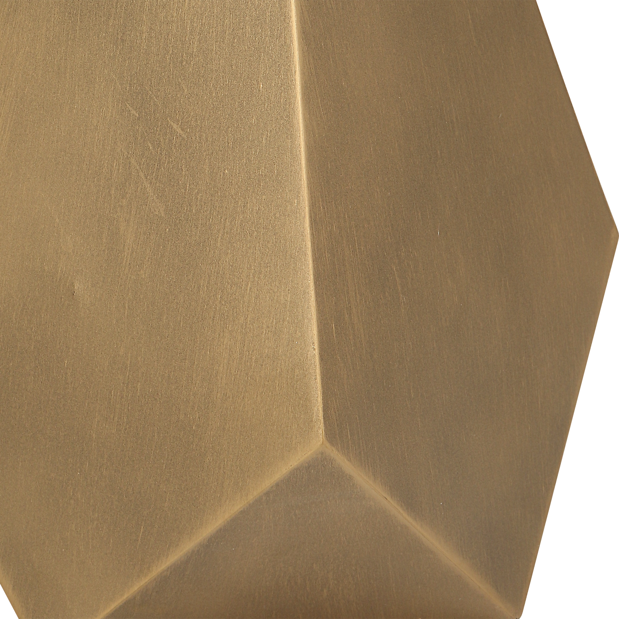 Comet Geometric Bronze Accent Table - Image 5