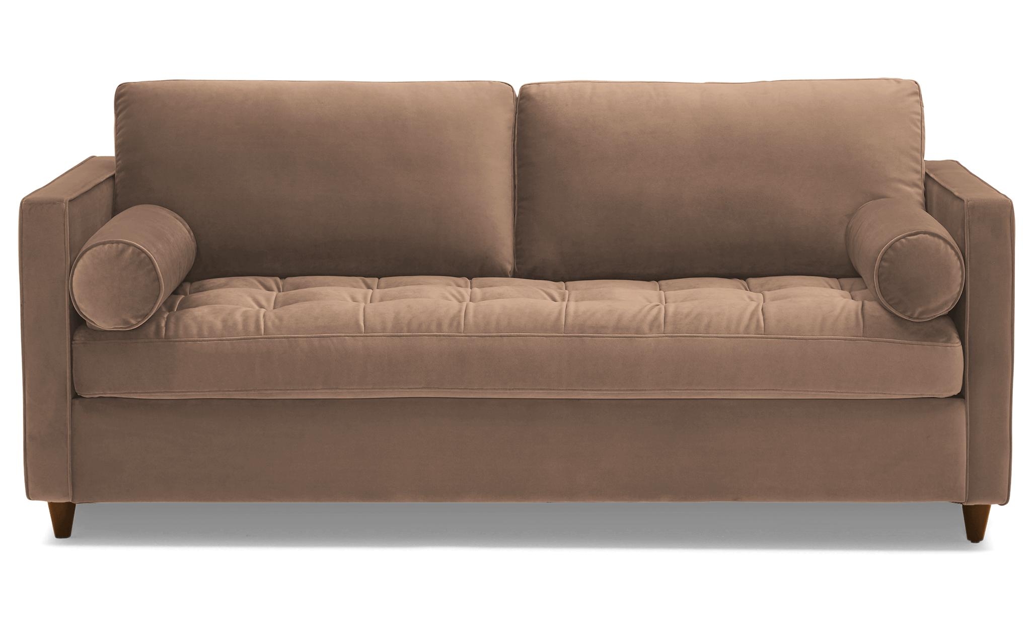 Pink Briar Mid Century Modern Sleeper Sofa - Royale Blush - Mocha - Image 0