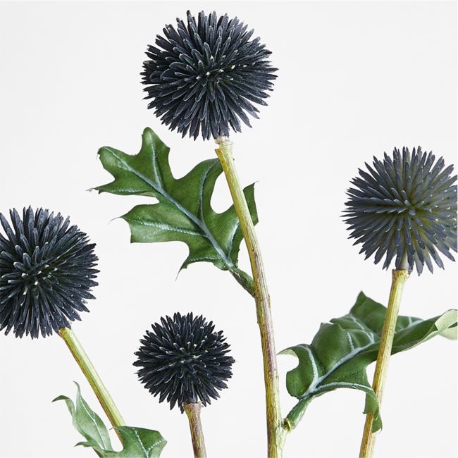 Faux Navy Thistle Stem - Image 1