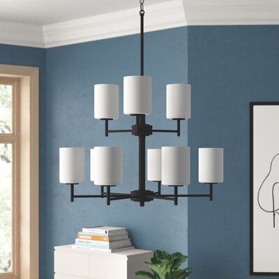 Knouse 9 - Light Shaded Tiered Chandelier - Image 0