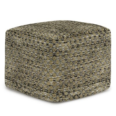 Abdul-Ahad Square Woven Outdoor/ Indoor Pouf - Image 0
