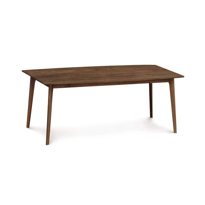 Copeland Furniture Catalina Dining Table Color: Natural Walnut, Size: 30" H x 78" L x 40" W - Image 0