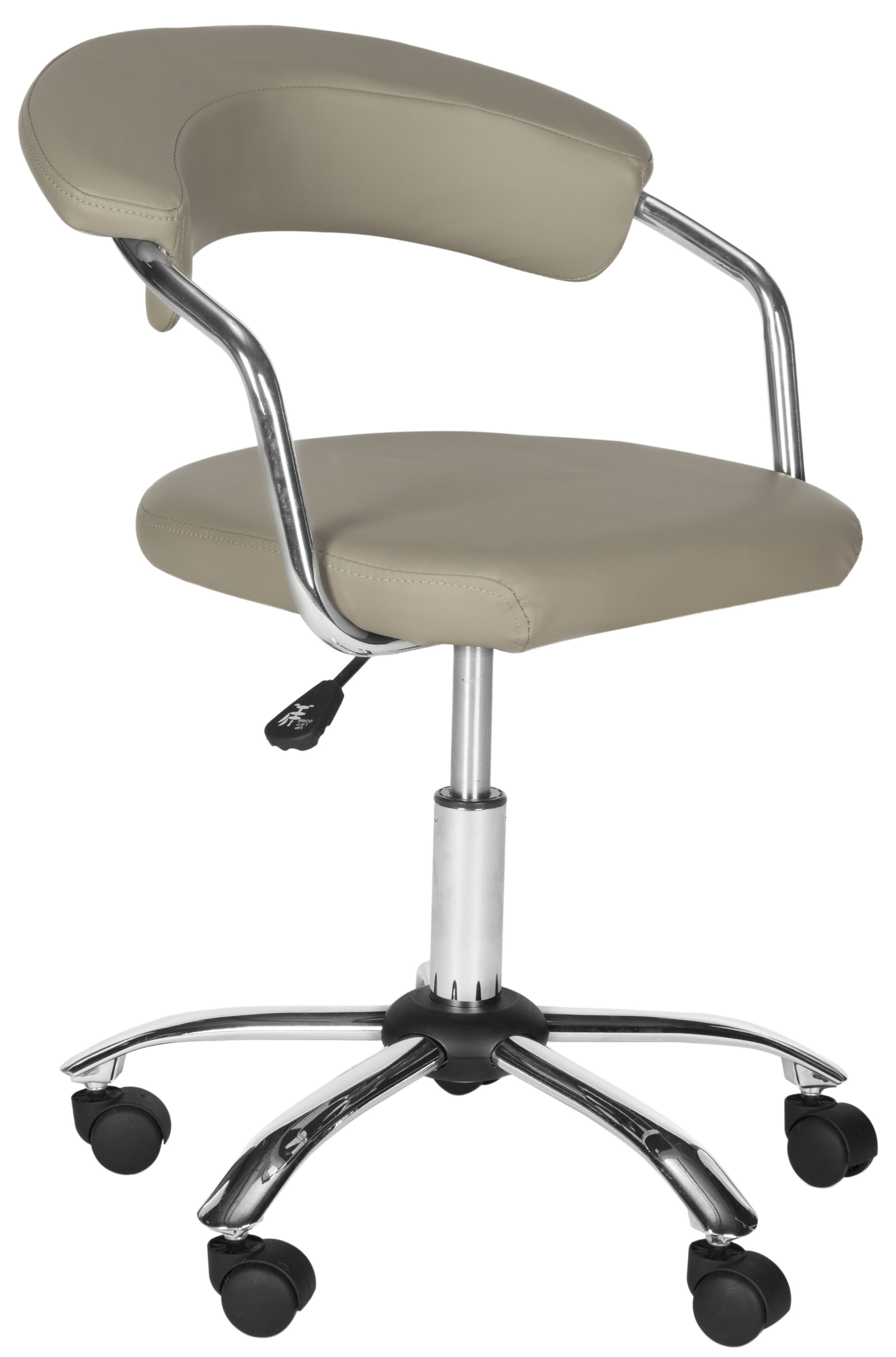 Pier Desk Chair - Grey/Silver - Safavieh - Image 1
