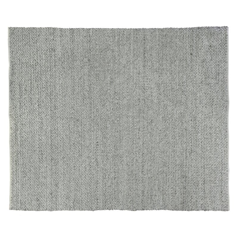EXQUISITE RUGS Rialto Hand Braided Gray/Ivory Area Rug - Image 0