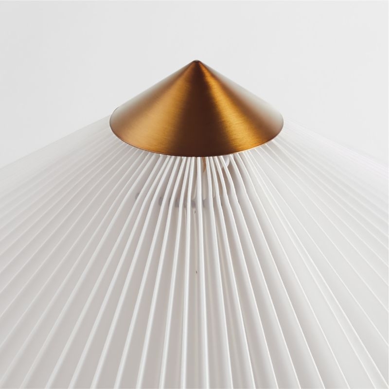 Flores Table Lamp with Pleated Shade - Image 3