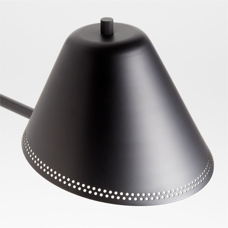 Jensen Black Adjustable Metal 2-Light Wall Sconce - Image 4