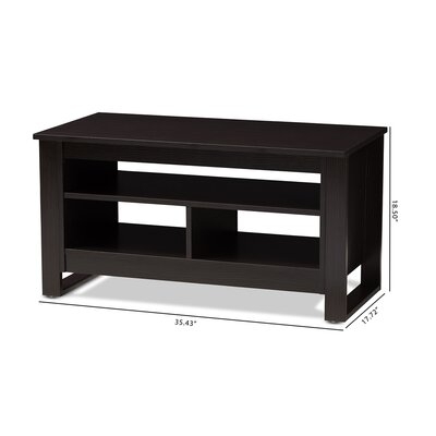 Margie Sled Coffee Table with Storage - Image 0