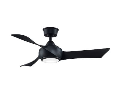 Wrap 72" Indoor/Outdoor Ceiling Fan With Led Light Kit, Black With Black Blades - Image 2