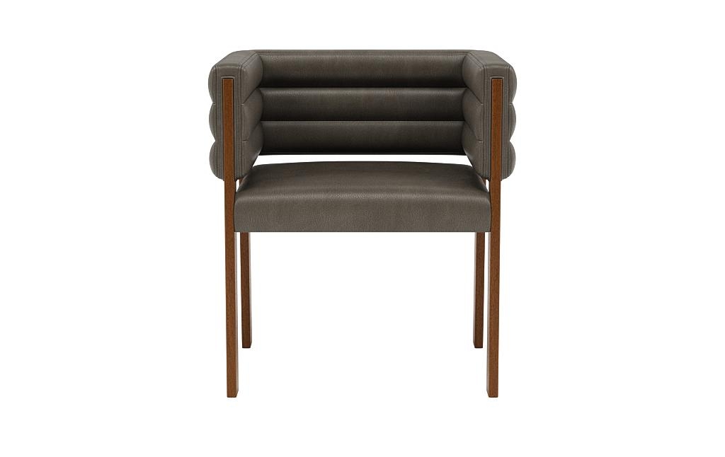 Nora Leather Upholstered Wood Framed Chair - Image 0