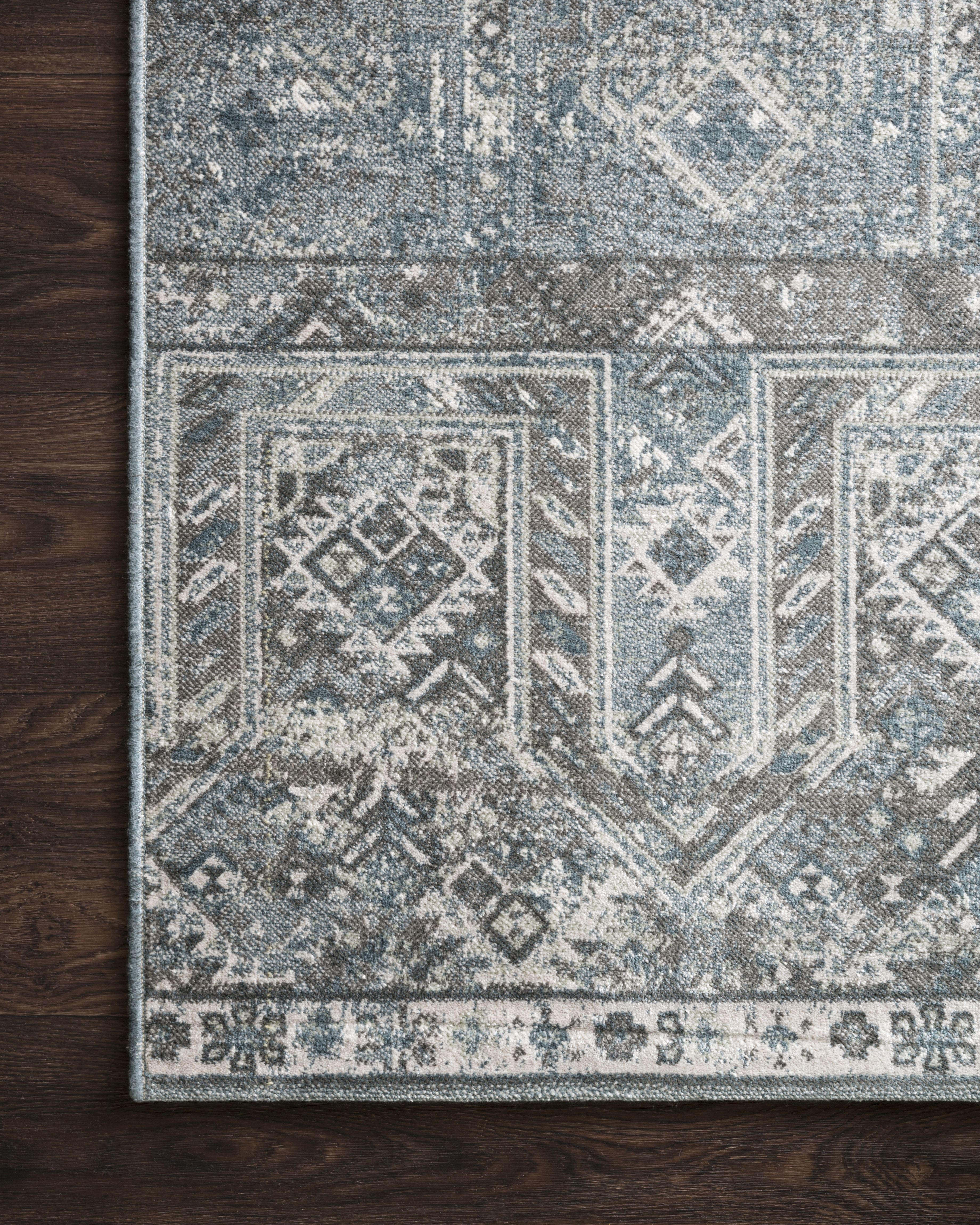 Griffin Rug, 7'6" x 10'5", Gray & Blue - Image 2