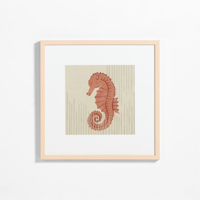 Seahorse Framed Wall Art Print - Image 0