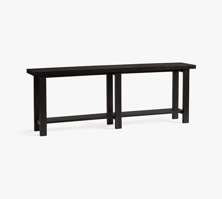 Reed Grand Console Table, Warm Black - Image 4