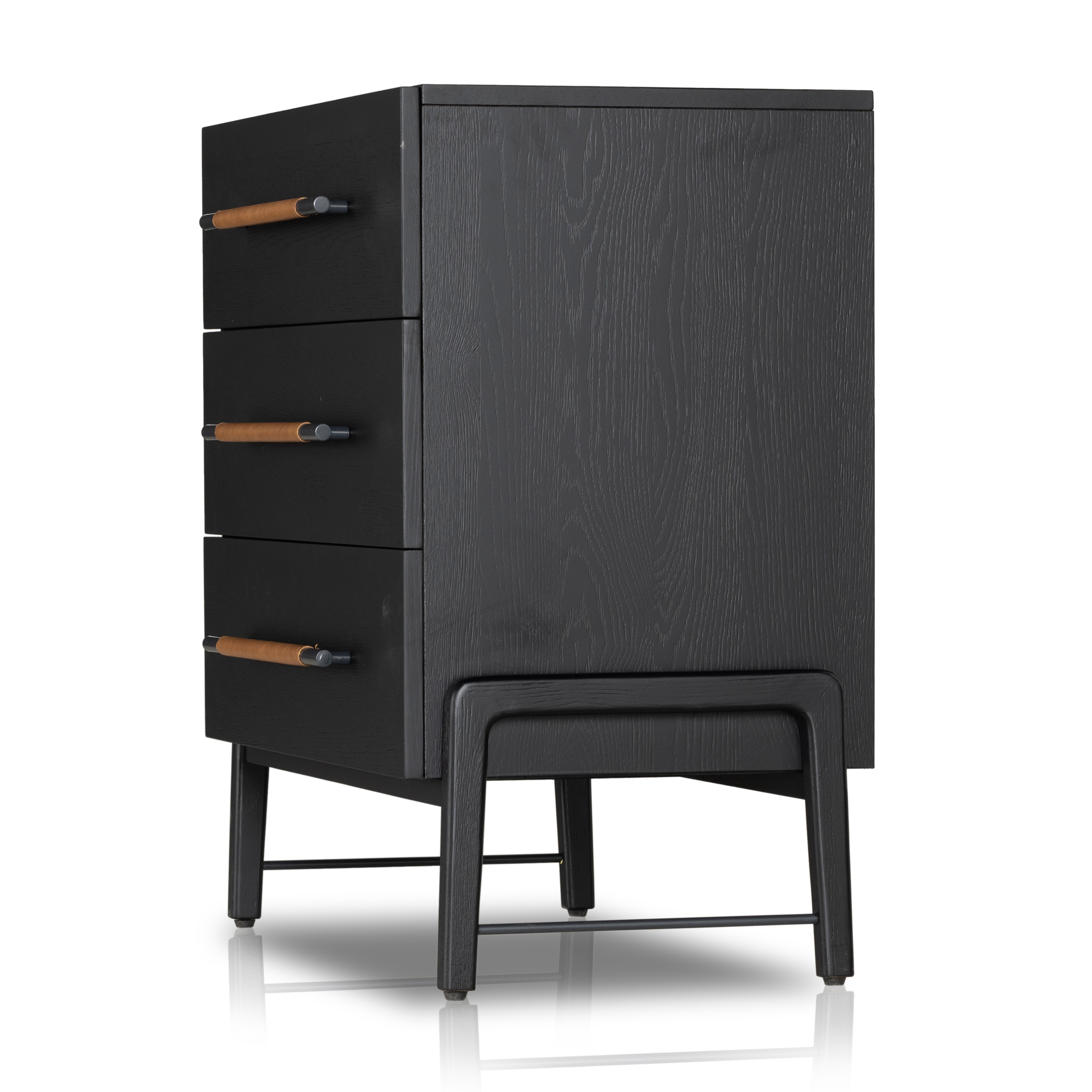 Rosedale 3 Drawer Dresser-Ebony Oak - Image 2
