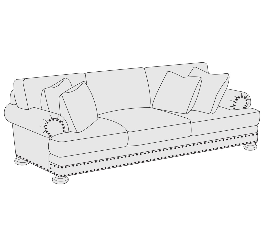 Bernhardt Foster 97.5"" Sofa with Reversible Cushions - Image 0
