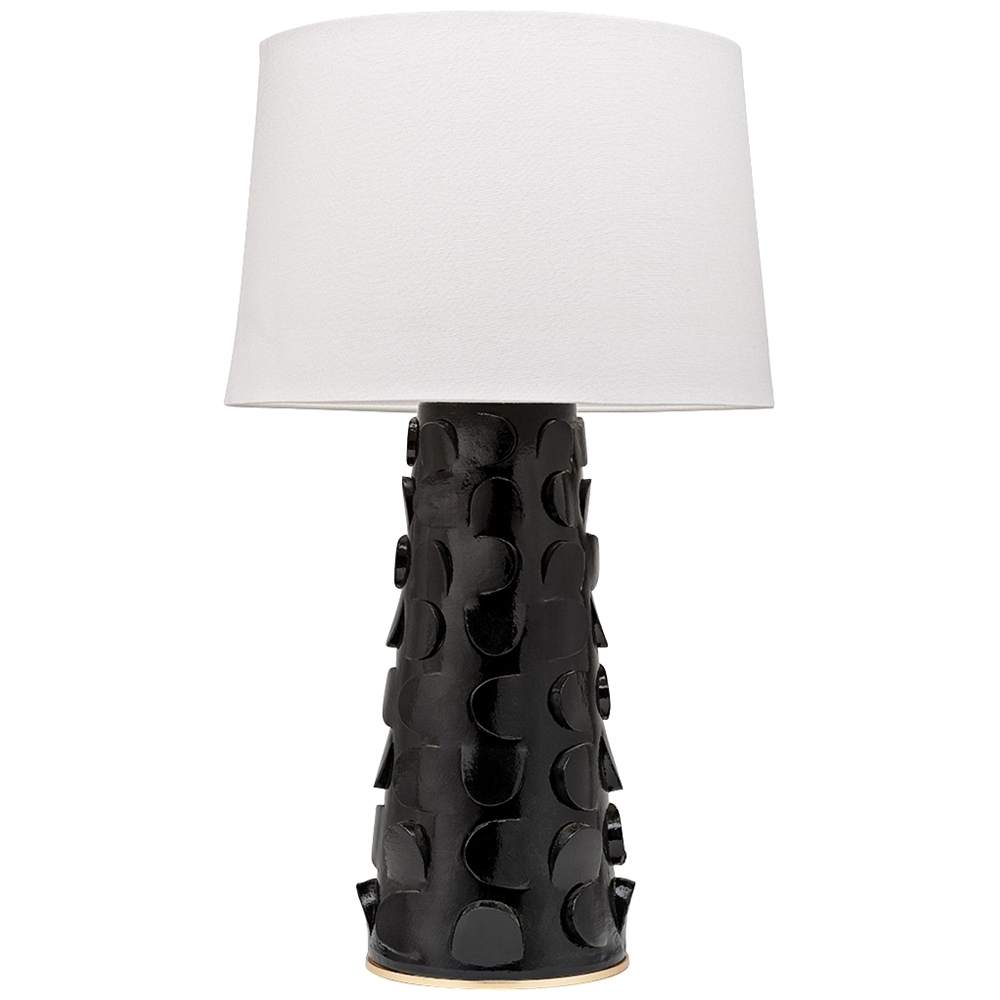 Mitzi Naomi Black Lustro Ceramic Table Lamp - Style # 77A25 - Image 0