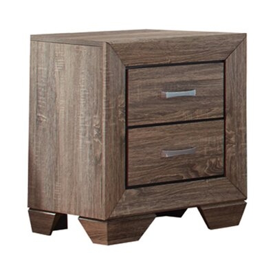 Jablon 2 - Drawer Nightstand in Washed Taupe - Image 0