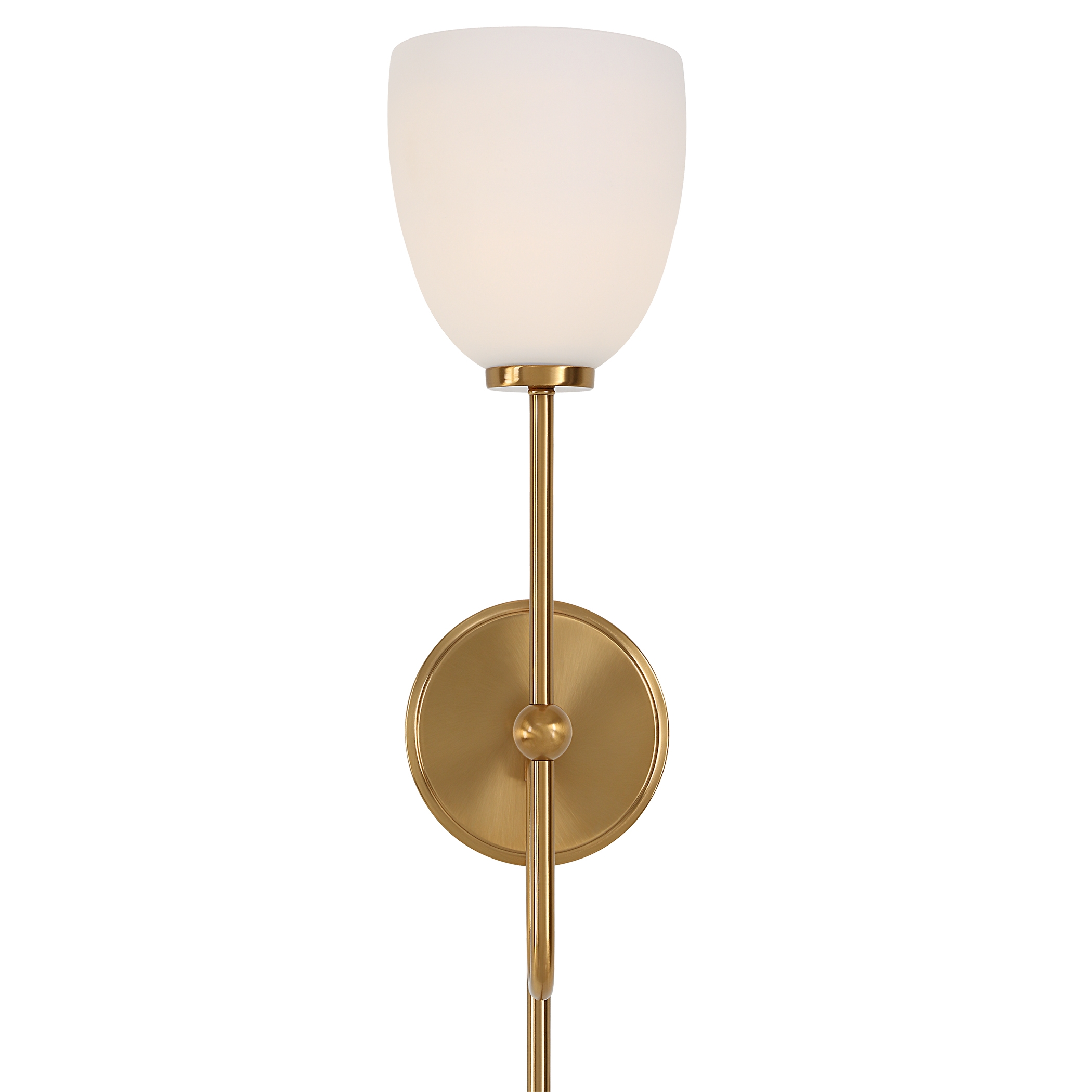 Trophy 1 Light Brass Sconce - Image 3