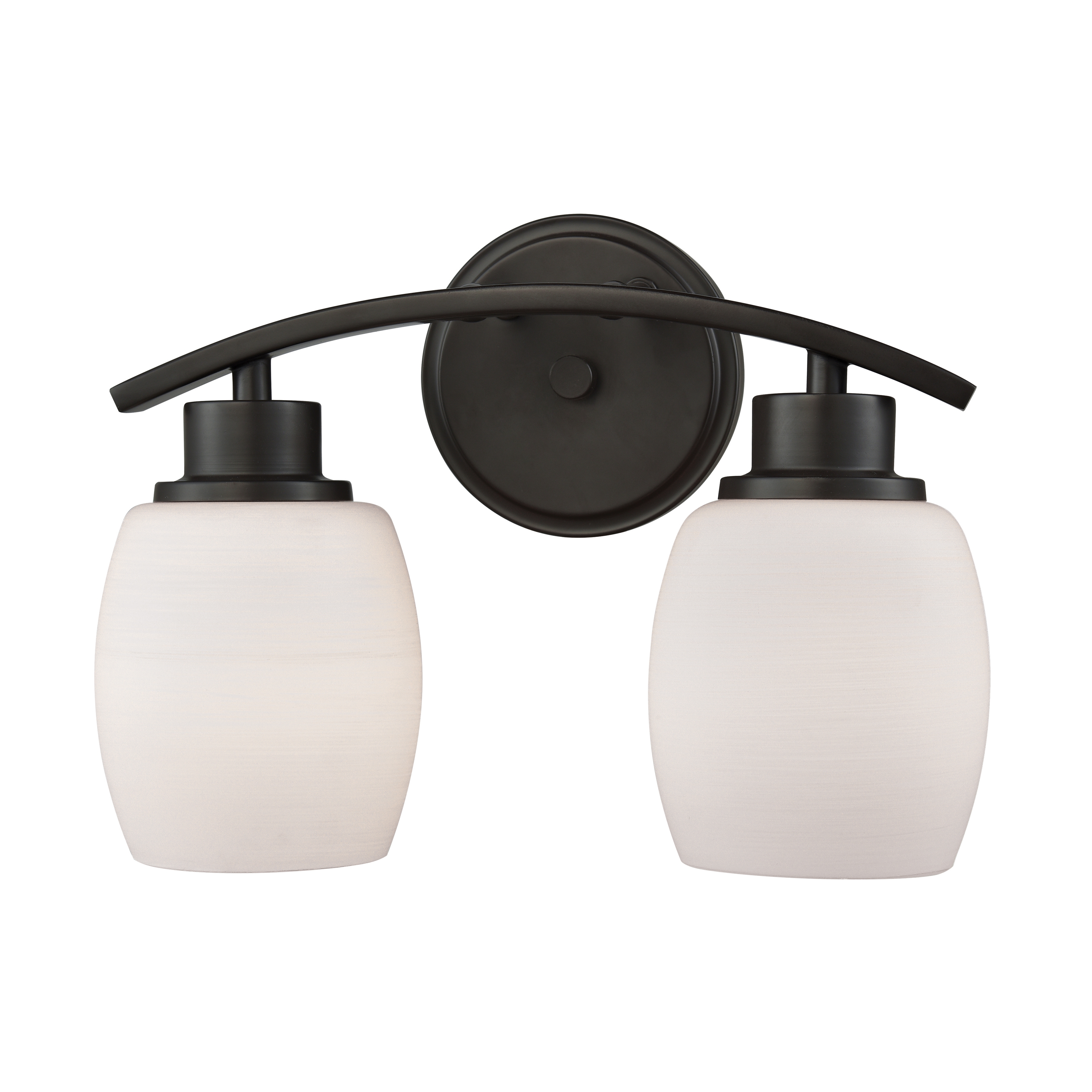 Casual Mission 12'' Wide 2-Light Vanity Light - Oil Rubbed Bronze - Image 0