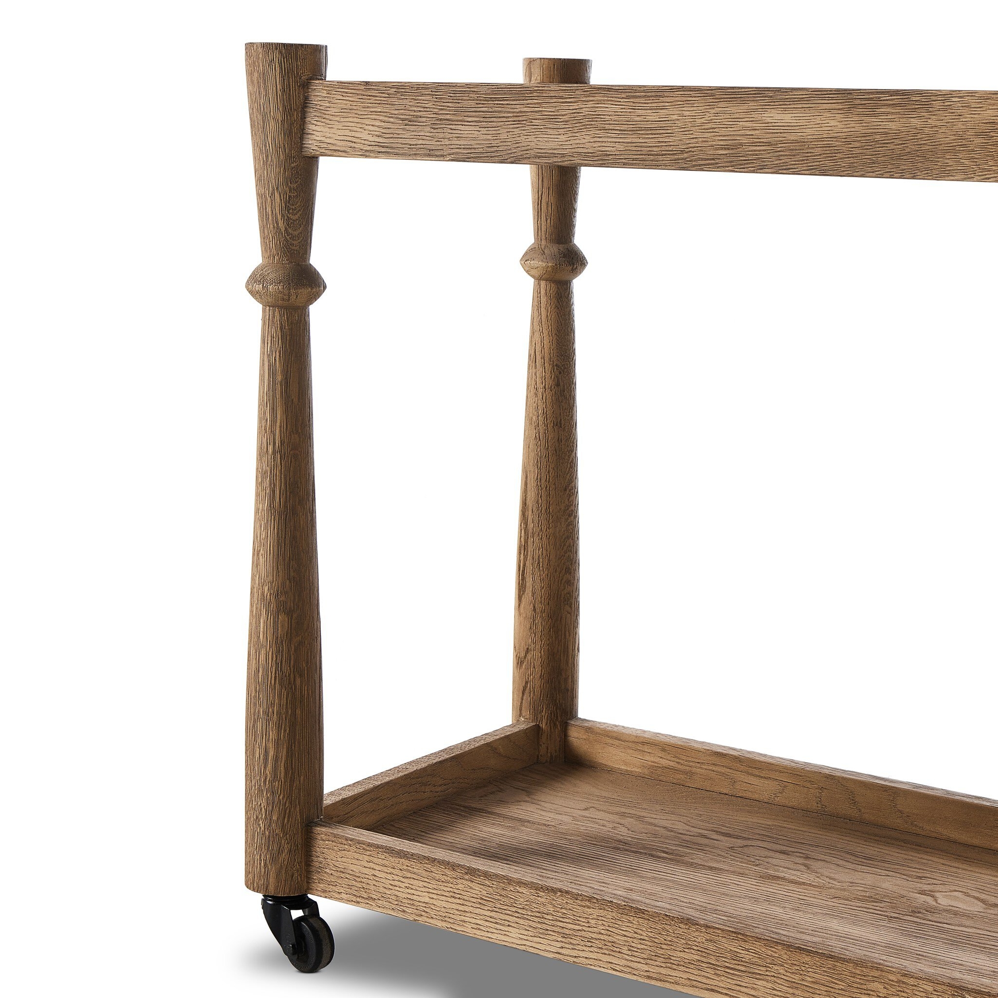 Alamosa Bar Cart - Light Wash Oak - Image 9