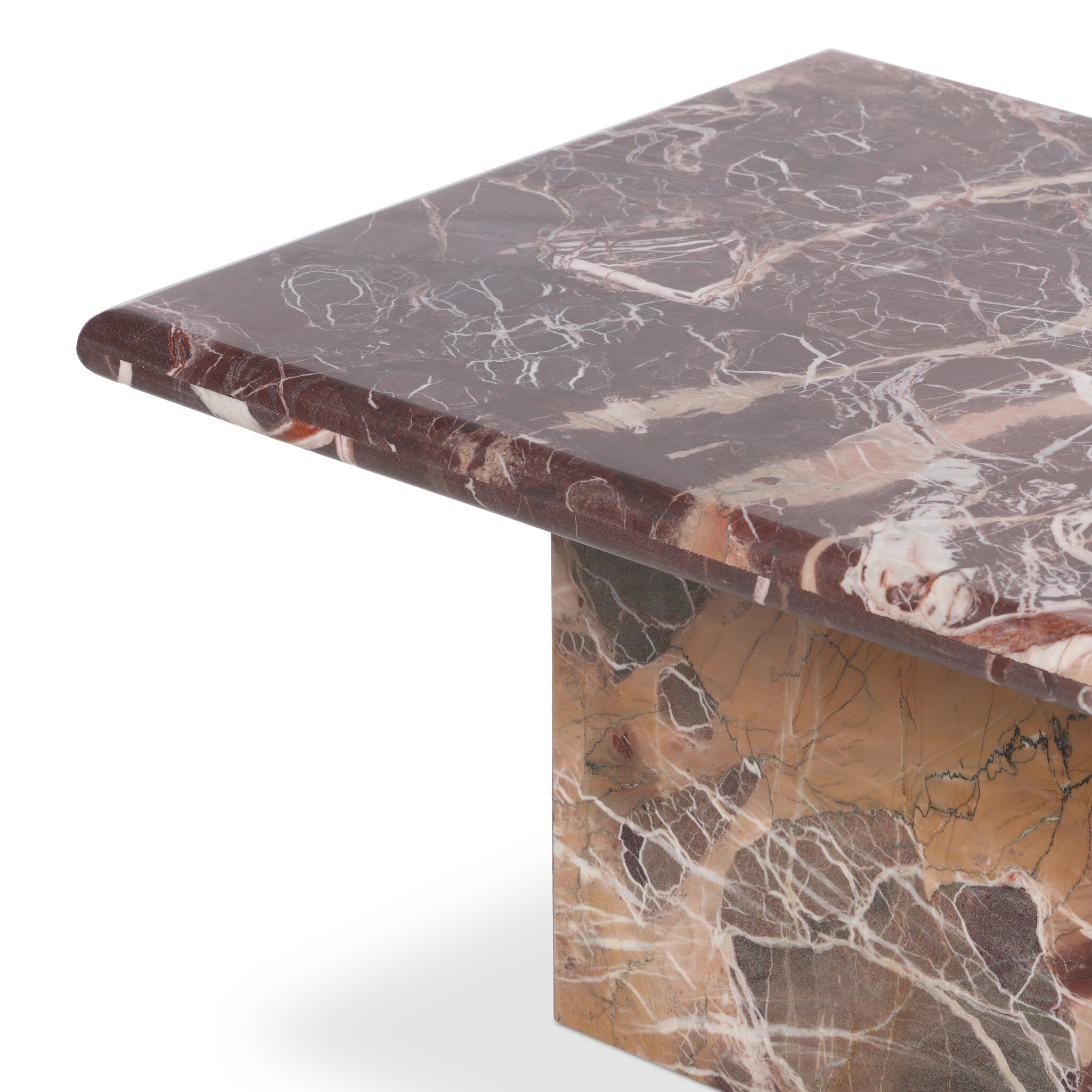 Arum Coffee Table - Merlot Marble - Image 5
