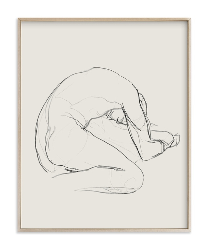 Seated Figure Art Print - Image 0