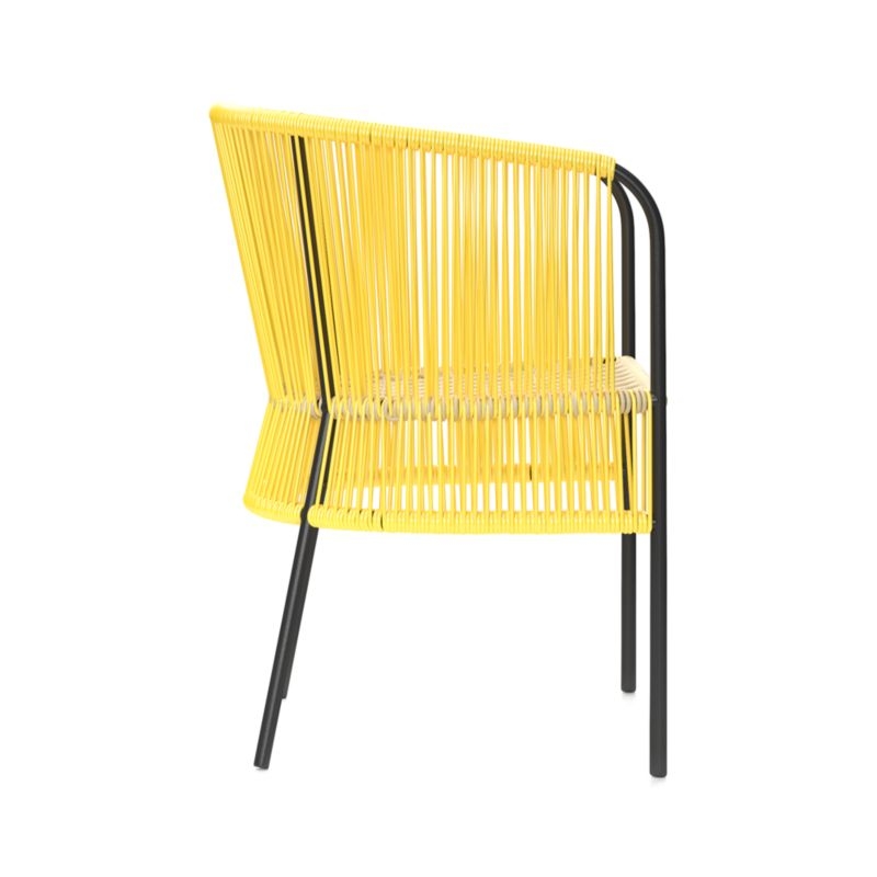Verro Yellow Outdoor Dining Chair - Image 1