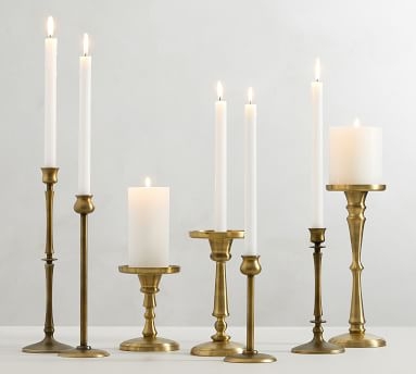 Booker Candlesticks, Brass, Set of 4 - Image 2