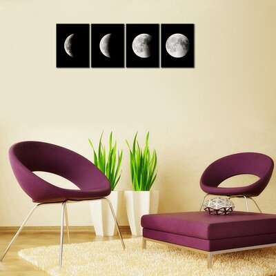 Moon-Large Abstract Space Pictures Wall Art - Image 0