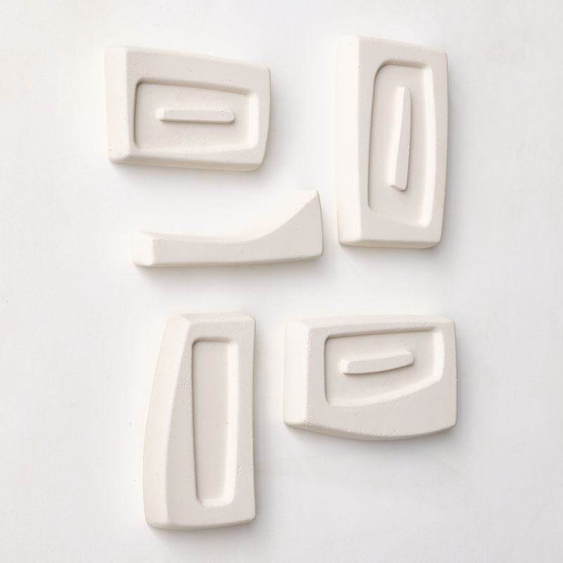 Renzo Resin Wall Art Set of 5 by Ackerman - Image 3