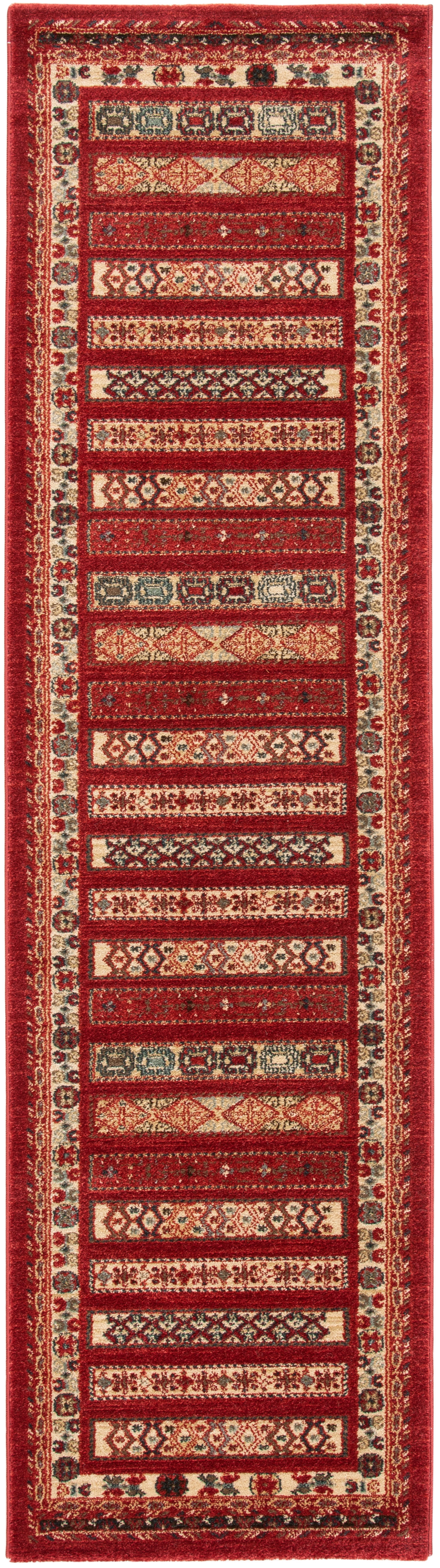 Arlo Home Woven Area Rug, MAH636Q, Red/Cream,  9' X 12' - Image 0