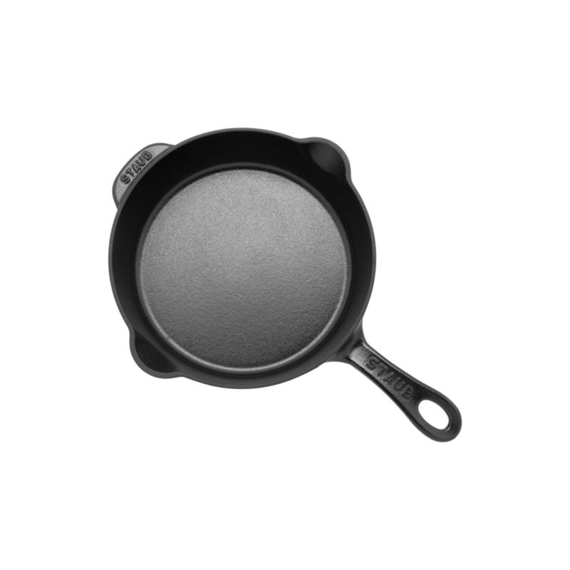 Staub ® 8.5" Matte Black Enameled Cast Iron Traditional Deep Skillet - Image 3